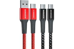 PAIDASHU USB C Kabel, [2 Stück 2m] für Ohrenschmalz Entferner Otoskop, 1296P Wifi Ohrreiniger IP67 wasserdicht Ohrenspiegel 3.5mm Linse Ohr Endoskop mit 6 LEDs für iPhone, iPad und Android Smartphones