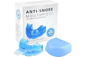 TESEU Anti Ronflement: Anti Ronflement Orthese Anti Ronflement Inodore Et Doux Anti Ronflement Efficace Puissant Adapté Aux Hommes et Aux Femmes Ronflent Snoring Mouth Guard - bleu