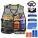 Produktbild Giplar Tactical Vest Kits für Nerf Weste Camouflage ( Kommt mit 6er Darts + 1 Battle Weste + 1 Schutzbrille + 2 Hand Armband + 4 x Bullet Clip + 1 x Maske )