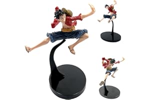 BJPERFMS One Piece Ruffy Figure, One Piece Figure, Anime Collection Cartoon One Piece Statue, One Piece Luffy Theme Anime Figuren Model, PVC Figures Collection for Desktop Decoration