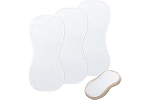 AJRWIIY 3 Pack Changing Pad Liner Compatible with Keekaroo Peanut Changer, Reusable Changing Pads Cover, Soft and Warm, Non-Slip Design, Machine Washable, Ideal for Changing Diaper Needs, White