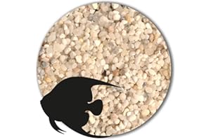 Anbobo Aquarium Sand/Aquarium Kies 25 KG - 1,0-2,0mm naturweiß