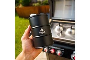 Grillrost.com Das Original Mini tonneau à feu - tonneau d'huile - utilisable au Choix comme Baril d'huile ou comme flasque