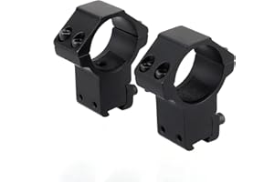 FOCUHUNTER Alta Profilo Anelli di Portata - 30mm Mount Rings Adattatore con 11mm Dovetail Rail