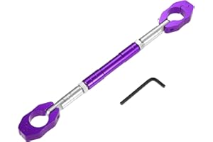 X AUTOHAUX 1 Set 22mm Motorcycle Balance Bar Crossbar Handlebar Purple