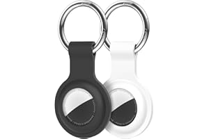 Aimtel 2 Piezas Funda Protectora Compatibles con Apple Airtag,Anti-Perdida Anti-Rasguños Ligero Protectora Funda para Localizador Apple Air Tags,llaveros Cartera,Collar de Perro, Equipaje y Llaves