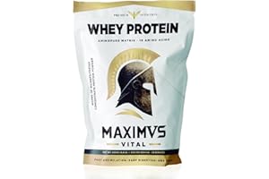 Proteínas Whey MAXIMUS VITAL 2kg - 66 Dosis - Proteina Whey Protein con Aminoácidos Esenciales - Cremosa y Deliciosa - Fácil Digestión - Proteinas para Masa Muscular-Chocolate Cookies