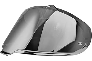 LS2 Visier FF807 Dragon Pinlock vorbereitet, SILBER VERSPIEGELT TRIANGEL