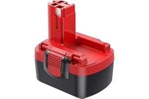 GGIKING 18V 4.0Ah/4000mAh Replacement Ni-MH Battery Compatible with Bosch BAT160 BAT180 BAT181 BAT189 BAT025 BAT026 PSR 18 VE-2 GSR VE-2 GSB 18 VE-2 13618 22618 23618 1644K 1662B 3860CK