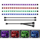 Bande lumineuse magnétique pour PC, lumières LED Speclux pour éclairage de boîtier PC mi-tour, Compatible MSI Mystic Sync, GI