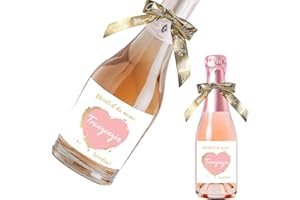 SEUNKIEER Flaschenetikett Trauzeugin, Geschenk Trauzeugin, Willst du mein Trauzeugin sein? Hochzeit, Hochzeitskarte, Trauzeugin fragen, Geschenke für Trauzeugin, Weinetikett, Hochzeitsankündigung Trauzeugin