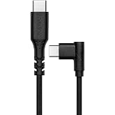 XONECT Type-C to Type-C ile Uyumlu iPhone ve Samsung ile Uyumlu Hızlı Şarj ve Data Kablosu 200 cm L Tipi Gaming Hasır &Ouml;rg&uuml;l&uuml; 