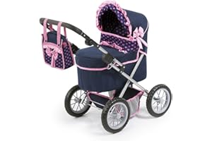 Claudio Reig - Cochecito Muñecas Bebé-Paseo Trendy, Azul, REA13052