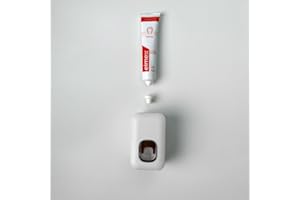 MY LAPTOP SETUP Adapter do dozownika pasty do zębów Elmex i Aronal (2 sztuki) | Nasadka do wszystkich powszechnie stosowanych dozowników pasty do zębów - pasuje do tubek pasty do zębów Elmex i Aronal, metoda druku 3D