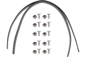 EXCEART 2 Juegos de Asas para Bolsos de Cuero de PU Bolsos de Correa para El Hombro con Remaches Asas para Bolsos de Repuesto Suministros para Hacer Bolsos ()