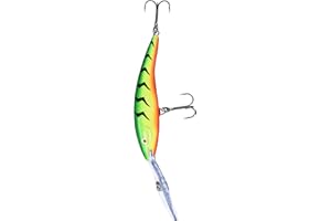 Rapala - Señuelo de Pesca Deep Tail Dancer - Material de Pesca con Cuerpo de Balsa - Señuelo Pesca en Agua Dulce - Profundidad de Nado 12m - Hecho en Estonia