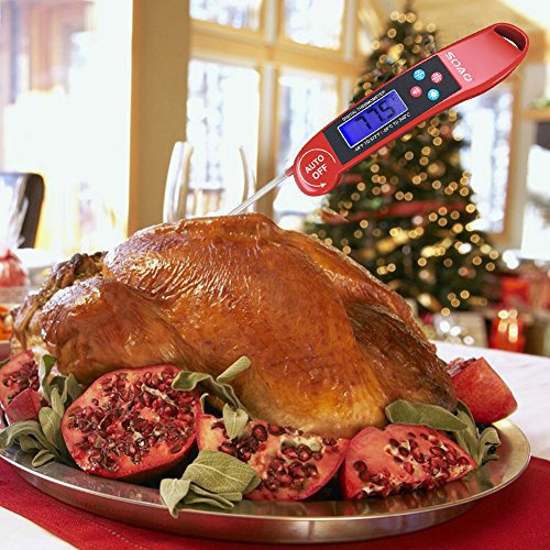 OVOS Neues Design Elektronische Reden Eigenschaft Thermometer Mit Instant Lesen Sie LCD-Schirm Am für Lebensmittel Fleisch Grill Milch Und Badewasser - 7