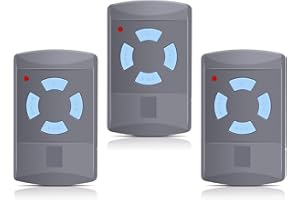 WOWFAST 3 Stück Ersatz Garagentoröffner für Hörmann hsm4-868, Fernbedienung 868,3MHz 4 Kanäle Kompatibel mit Hörmann HSM4-868 HSE2-868 HS4-868, Hörmann Blue Buttons