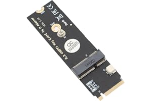 GOWENIC Carte WiFi M.2 NGFF A E Key vers Adaptateur M.2 Key M SSD, Prend en AX200 AX201 AX210, PCIe X1 et USB2.0 avec Prise en du Système D'exploitation pour, OS X,