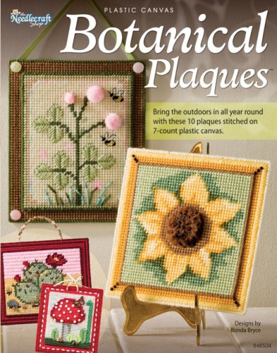 Botanical Plaques: 0 (Plastic Canvas)