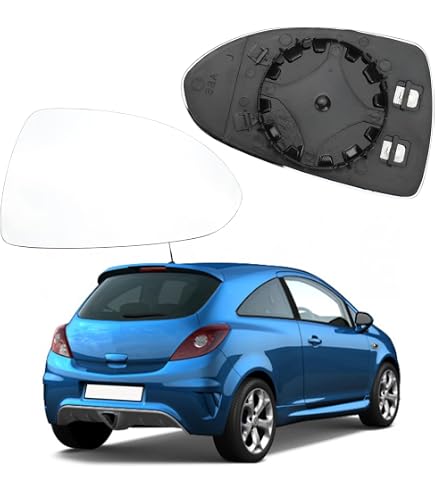 Rétroviseur Gauche Asphérique Chauffant Pour Opel Corsa D 2006-2014 - Référence 13187623/1426551, Côté Conducteur - 13