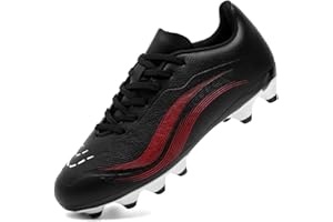 GOGOUP Boys Football Boots Kids Girls Firm Ground Cleats Soccer Shoes Athletics Training Sport Shoes Teenager Profession Competition Futsal Shoes Indoor Outdoor Sneakers