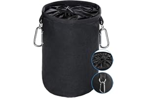 XCOZU Large Peg Bag, Clothes Peg Bags Waterproof with 2 Hanger Clips Keeps Pegs Clean and Dry for Indoor Outdoor Pegs Organizer Storage Use