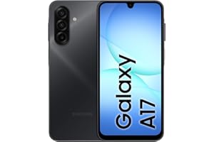 Samsung Galaxy A17 LTE AI Smartphone, KI-Handy mit Android, Dünner 7,5-mm-Rahmen, 50-MP-Kamera, 128 GB Speicher, 4 GB RAM, 5.000-mAh-Akku, Black, 2,5 Jahre Herstellergarantie [Exklusiv auf Amazon]
