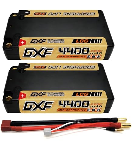 Batterie Lipo 2S 5200mAh 120C – 7,4V – Haute Performance – Compatible 1/10 : X Ray, TLR, Associated, Schumacher, Serpent, Kyosho – 2 Packs