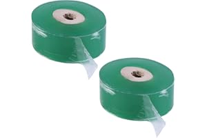 Bailinks 2 Pcs Greffage Ruban, Film de greffe biodégradable clair extensible bande greffage de barrière d’humidité pour Plant d’arbres de pépinière de jardin Fleurs 100M x 3 CM