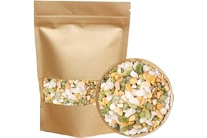 TOYPOPOR Mixed Color Decorative Rocks Stones Pebbles for Plants Garden Gravel White Rocks with Yellow, Green Pastel Accents Vase Filler Rocks Natural Stone Top Dressing for Potted Plants Succulents 2.2 lbs