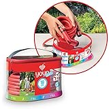 FITT YOYO Bag Tubo Acqua da Giardino Estensibile per Irrigazione con Pistola Multigetto e Borsa con Cerniera e Manico per Il 