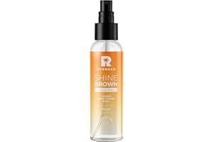 BYROKKO Shine Brown Spray Superbronceador Bifásico (100 ml), Eficaz en Solárium y al Sol, con Aceites Naturales y Ácido Hialurónico para un Bronceado más Intenso, con aroma a Mango soleado