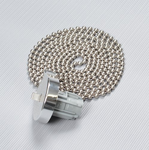 EFIXS Montageset für Rollos mit 25mm Rollowelle ~ Farbe: silber ~ mit Metallkette ~ Länge der Endloskette (Bedienlänge): ca. 100cm - 2