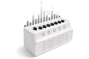 White Noise Machine | Shiawase Sounds of Nature Box | Máquina de sonido portátil para dormir bebé adulto | 8 opciones de mezcla de sonidos naturales altavoz Bluetooth | dormir en casa oficina yoga