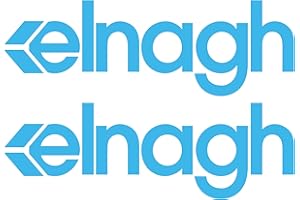 MURAL STICKERS 2 PEZZI ADESIVI ELNAGH - portiere mansarda o lati camper - PER TUTTI I MODELLI DI CAMPER E CARAVAN - accessori per camper adesivi per camper - CONFEZIONE DA 2 PEZZI - BELLISSIMI E DUREVOLI CELESTE