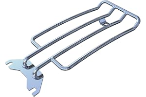 Porte-bagages Softail en argent spécialement conçu pour Heritage + Springer Classic, Deluxe, Breakout et FatBoy, sauf Heritage Springer Harley Davidson Buffalo Bag.