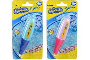 AquaDoodle TOMY Pack 1 Stylo E72391, Feutre à Pointe Large pour Tapis, Stylos Effaçables pour Dessin à l'Eau, Feutres de Coloriage Adaptés aux Bébé 18 mois+