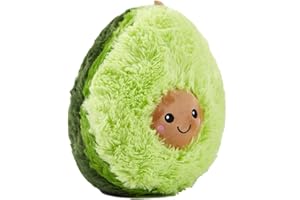 Amajoy 20cm Weiches PlüschKissen niedlich Avocado Kissen Dekorative Kissen für Kinder Fotografie-Requisiten-Hintergrund, Sofa-Rückenkissen, Rundkissen, Hausdekoration