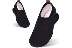 Aisprts Pantofole Bambini in Morbido Sherpa Ciabatte Invernali Calde per Bambina Scarpe da Casa per Bambino con Suola in Gomma Antiscivolo e Flessibile