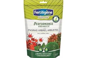 FERTILIGÈNE FERTILIGENE NATUREN POEARB7 - Engrais Granulés Performance Organics Arbres, Arbustes, Buis et Conifères UAB 700 g - Résultats dès 1 semaine - Avec extraits végétaux enrichi en guano marin - Pour 14m²