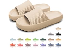 Exceligen Chmura suwaki dla kobiet i mężczyzn Cozisliders oryginalne kapcie antypoślizgowa poduszka prysznic slajdy otwarte palce wygodne szybkoschnące klapki łazienkowe sandały