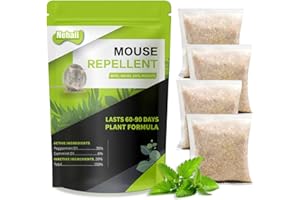 Nehaii Mouse Repellent, Rat Repellent Outdoor, Mice Repellent Indoor, Peppermint Oil Rat Repellent, Rodent Repellent, Peppermint Oil Mouse Repellent,Mouse Deterrent,Rat Deterrent Outdoor-4packs