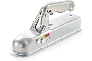 NUYOAH Zugkugelkupplung Kugelkupplung Zugmaul Anhänger Kupplungsklaue 50mm Zugkugelkupplungen Rund Zuglast 800kg PKW Universal Zugrohr Kupplung Zugmaul Trailer