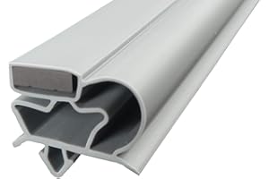 UNBEKANNT magnet-shop - Junta magnética (perfil grande, C, 2500 mm, incluye cinta magnética), color gris