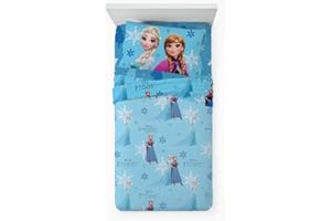 LOVETESSILE Magia Ghiacciata: Completo Letto Singolo Disney Frozen per Notti Incantate!