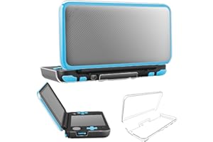 TNP PRODUCTS TNP New Nintendo 2DS XL LL Case - Crystal Transparent Hard Shell Protective Case Cover Skin Ultra Clear Anti-Scratch Accessory for New 2017 Nintendo 2DS XL LL