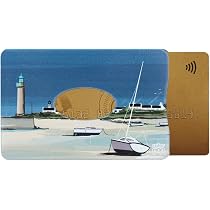 Color Pop Porte-Carte Rigide (1) Collection Provence Anti-RFID – Fabrication Française – Collection Provence – PVC – Protection Carte crédit - 6 x 9,1 cm (Imprimé Arche