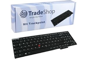 ‎TRADE-SHOP Original Laptop-Tastatur/Notebook Keyboard mit Trackpoint Deutsch QWERTZ für Lenovo Thinkpad 04Y2435 04Y2438 04Y2438-KM 04Y2452 04Y2465 04Y2475 04Y2477 04Y2477-KMBL W550s (Deutsches Tastaturlayout)