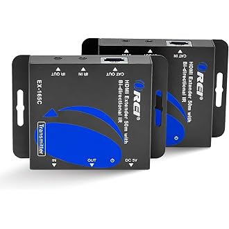 Orei 1080p HDMI Extender Over Cat5e/6 Ethernet LAN Cabl...